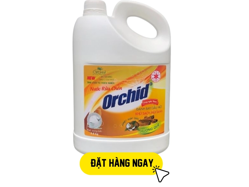 Nước rửa chén Hương Quế 3,8kg