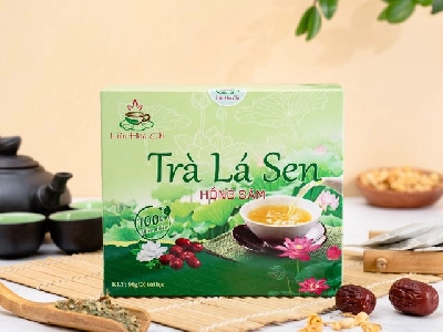 Trà lá sen hồng sâm