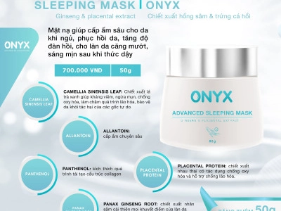 Mặt nạ ngủ từ hồng sâm & trứng cá hồi (ADVANCEDD SLEEPING MASK)